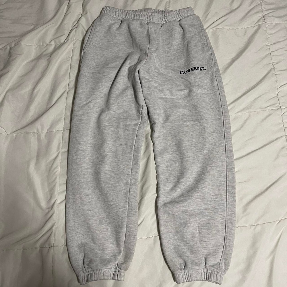 Covernat‎ gray heather sweatpants, thick material M